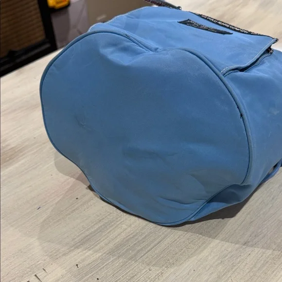 Ralph Lauren Polo Jeans Light Blue Drawstring Sling Pack - Picture 6 of 9